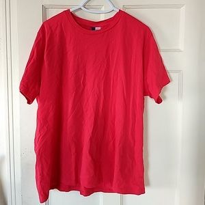 Bright red t-shirt